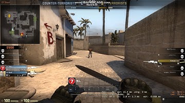 CSGO Mirage failed knife kill attempt