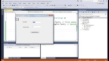 C# .NET Decision making with If-else and nested if