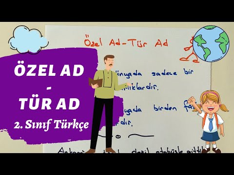 ÖZEL AD - TÜR AD || 2. SINIF TÜRKÇE