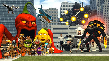 ALL NEW ITALIAN AI BRAINROT MEMES VS ALL SKIBIDI TOILET BOSSES! Who Is Stronger In Garry