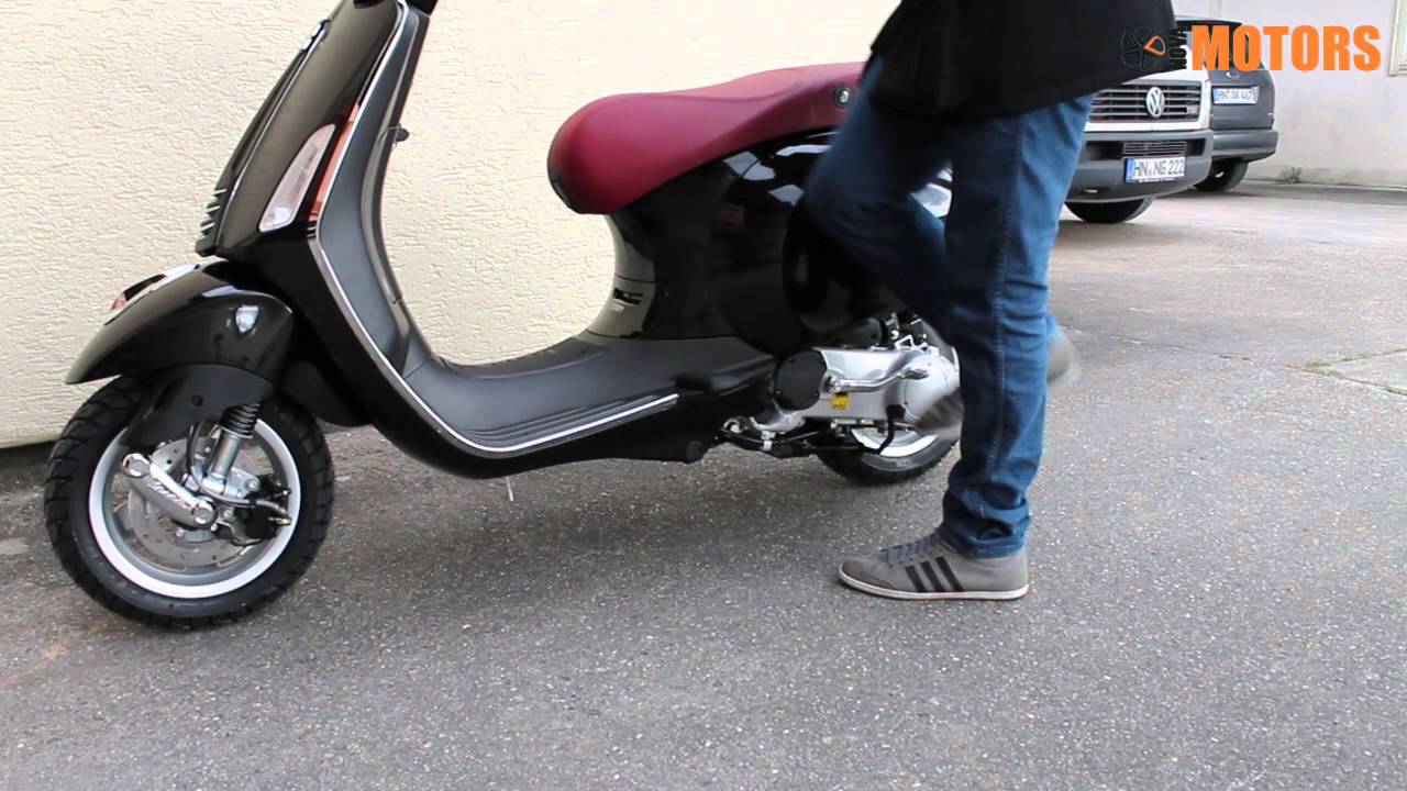 Vespa Primavera - Hauptständer - YouTube