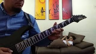 Steve Lukather While my guitar gently weeps  solo cover