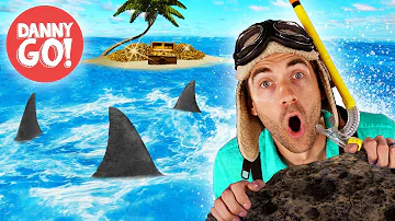 Sharks in the Water! 🦈 | Floor is Lava Game | Brain Break | Danny Go! Dance Songs for Kids