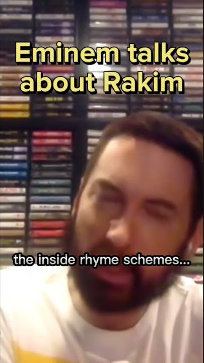 Eminem talks about Rakim #shorts #eminem #rakim