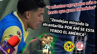 Martinoli y Campos BURLANDOSE del AMÉRICA en vivo | América vs Toluca semifinal 2022 Tv azteca