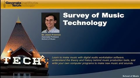 0.1 - Course Introduction | Music Technology