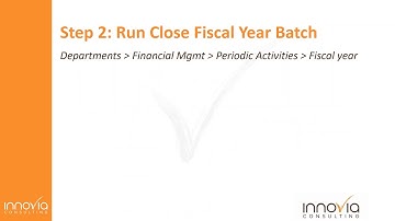Closing the Year in NAV – Close Income Statement   Close Inventory Process Review