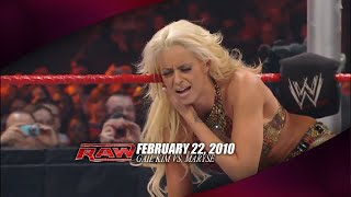 Swwe Wwe Raw 022210 - Gail Kim Vs. Maryse