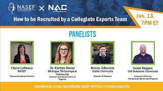 How to be recruited by a collegiate esports team