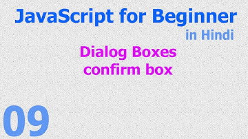 09 - JavaScript for Beginner - Confirm - Dialog Boxes