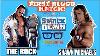 🔥 WWE HCTP: The Rock vs Shawn Michaels - First Blood Match! | Intense Battle on the Canvas! 💢 💥🎮