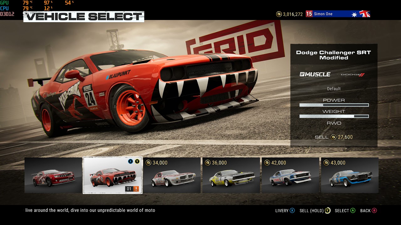 Grid 2019 (4K, Ultra HD, Nvidia GeForce GTX 1070 Ti, AMD Ryzen 7 2700X)