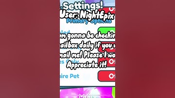 Day 1 of checking my mailbox in pet simulator X!