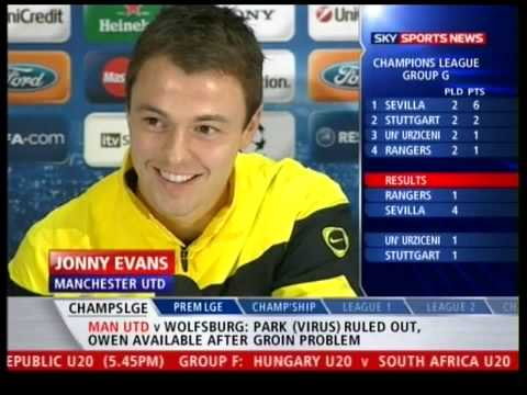Fergie Press Conference - Evans Put On The Spot