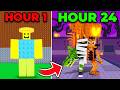 I Spent 24 HOURS In Roblox Steal A Brainrot