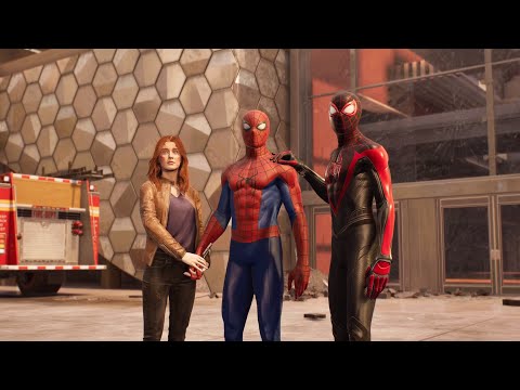 Marvel's Spider-Man 2 - Spider-Man Scenes with the Brand New Day Suit | 4K