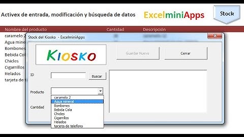 Formulario Activex con Combobox