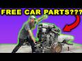 The BEST Way to Get FREE Car Parts ~ Buying Junk Cars!