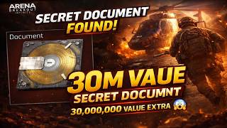 I FOUND A SECRET DOCUMENT WİTH CHEAT  30M VALUE EXTRACT! (Arena Breakout Infinite)