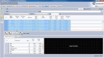 JOC Premium II - Part and Nest Costing