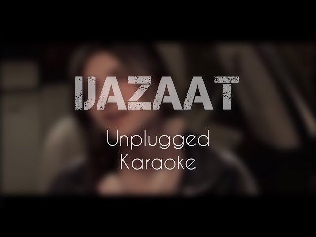 Ijazat Karaoke - Falak shabir | Unplugged Karaoke | With Lyrics | Trending Song class=