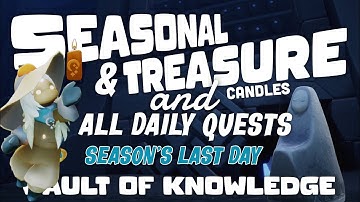 Seasonal & Treasure candles and Quests in Vault of Knowledge | SkyCotl | NoobMode