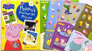 Peppas Favourite Places Sticker Scenes Book For Kids And Toddlers