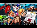 🥳FUNNIEST BIRTHDAY PARTY In Jihi&#39;s NEW Drawing Game 🥳 | Gartic Phone (ft. Cartoonz, My Wife, &amp; More)