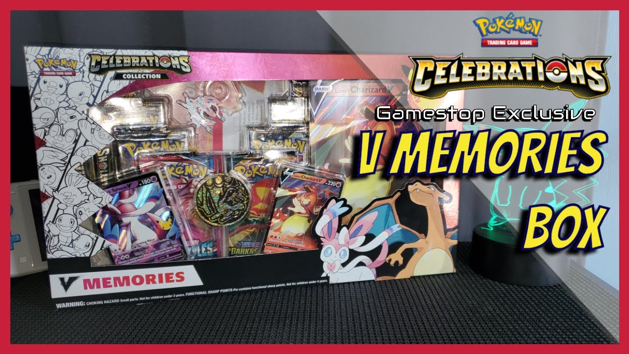 V Memories Box w/ Charizard & Sylveon Gamestop Exclusive | Pokémon
