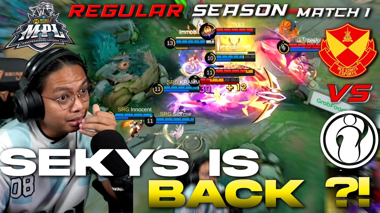 SRG VS IG MATCH 1 REGULAR SEASON MPL MY S18 !
