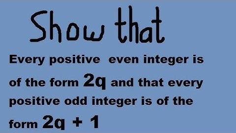 Example 2 chapter Real Numbers class 10 maths || form of even and odd numbers || maths