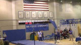 Wicked crash from high bar!