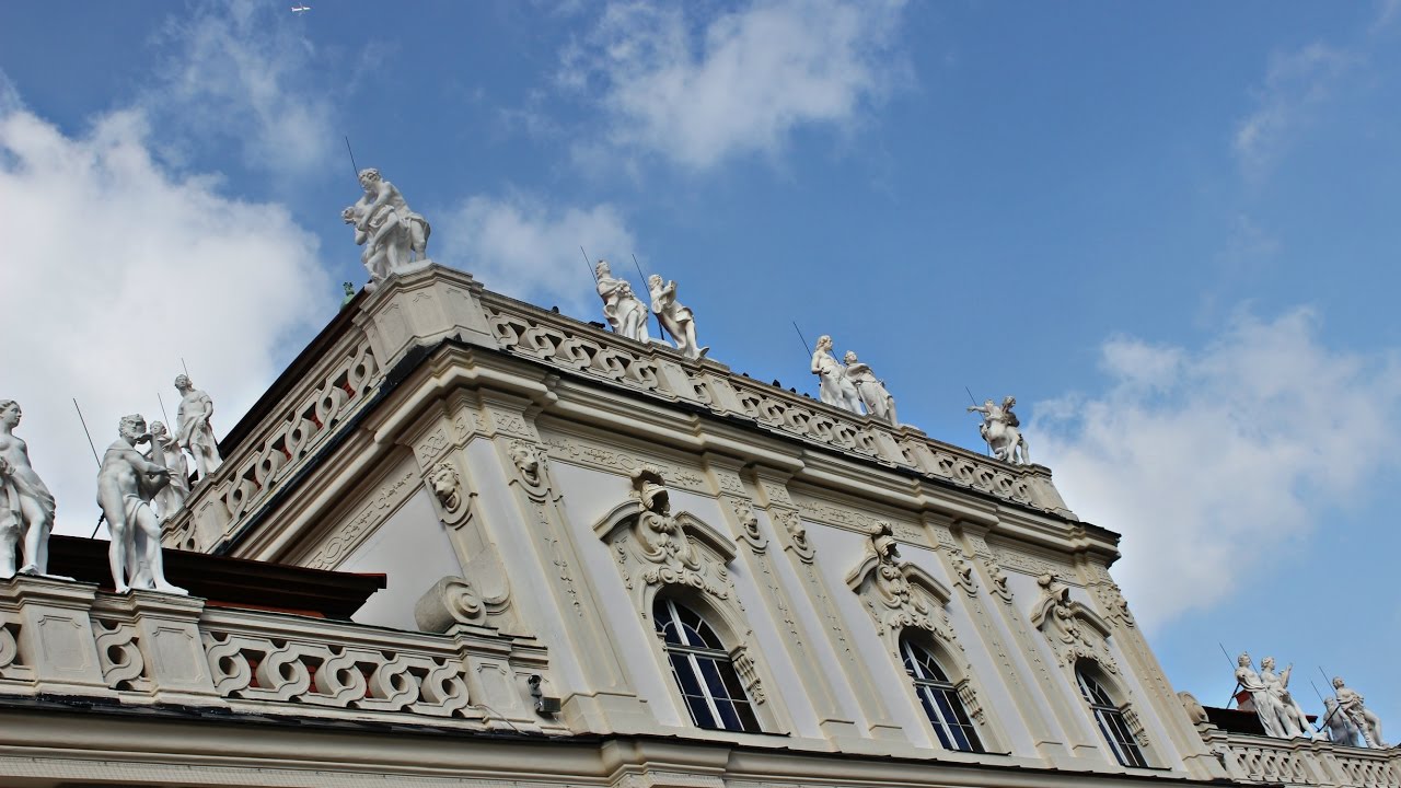 Очень красивый парк с фонтанами, музей Belvedere, Wien, Österreich - YouTube