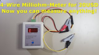 4-Wire Milliohm-meter. Something that was missing from my tool collection!