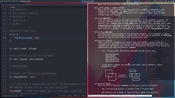 ArcoLinux 1108 : Hlwm config : reload - quit - close - keybindings