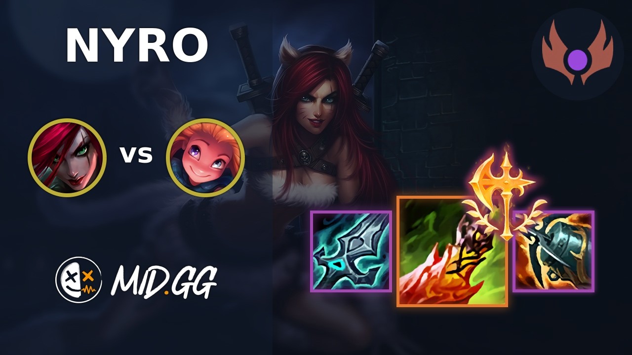 MID.GG: [ Nyro ] Katarina MID vs Zoe | EUW MASTER | LOL Season 2026