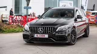 Mercedes-AMG C63 S Estate with Straight Pipes - LOUD Accelerations & Revs !