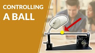 Manual mouse control of a ball and beam