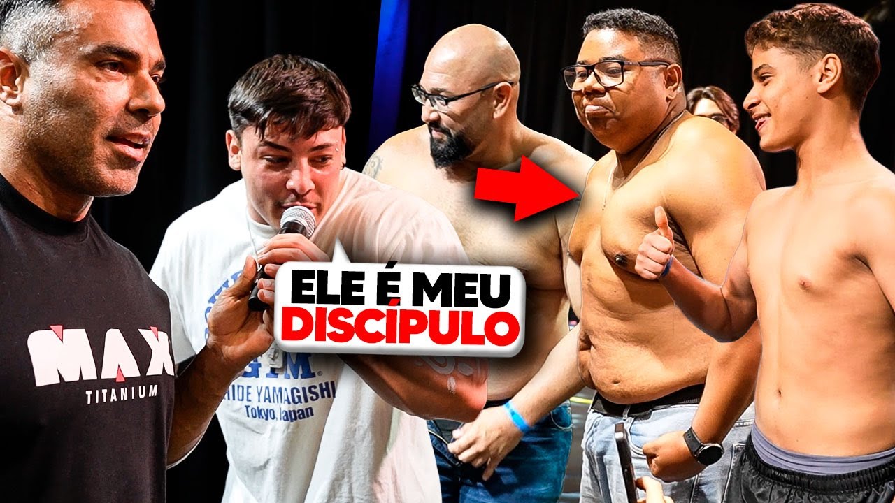 GANLEY ENCONTROU UM ALUNO NA AVALIAÇÃO DE SHAPE! 