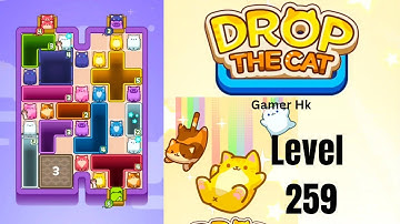 Drop The Cat Level 259 hard level Walkthrough Solution 