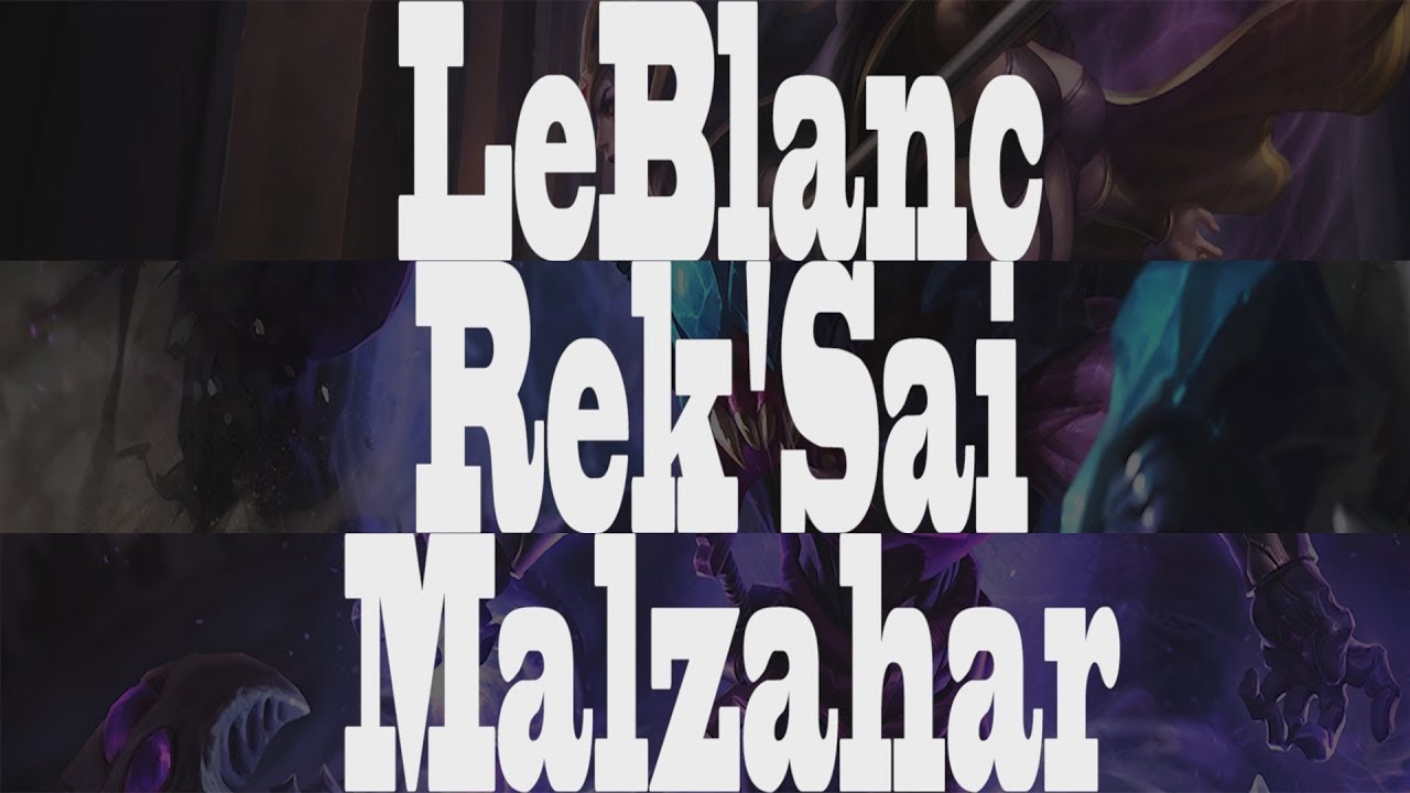 Corsair RGB Profiles: LeBlanc, Rek'Sai, and Malzahar