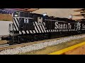 MTH Premier Santa Fe SD24s, custom run for Berwyn&#39;s Toys and Trains