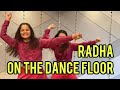 Radha on the dance floor bollywood wedding dance ritus dance studio surat dance  bridesmaids