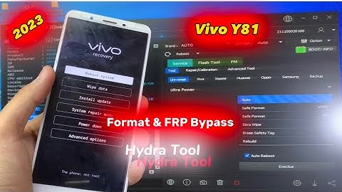 Vivo Y81  Format & FRP Bypass Done | HYDRA TOOL