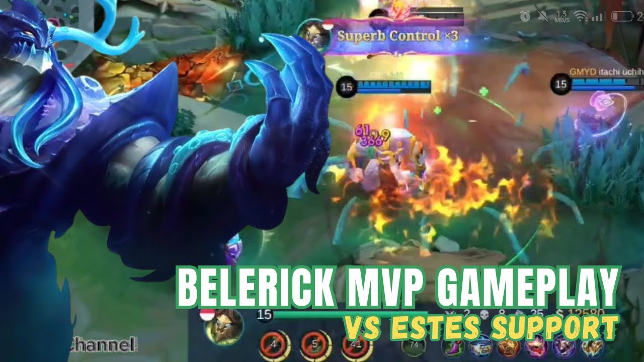 BELERICK MVP GAMEPLAY VS ESTES DRAGON SKIN| BELERICK BEST BUILD 2025| BELERICK TOP GLOBAL BUILD 