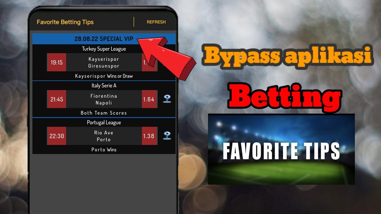 How to bypass the Favorite Betting Tips application | Indonesian language -  YouTube