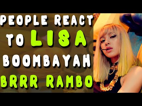 People going crazy over LISA's rap in BOOMBAYAH - BLACKPINK