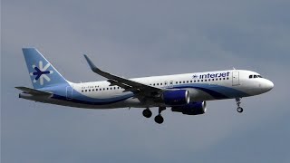 Interjet Airbus A320's Landing at New York JFK Airport