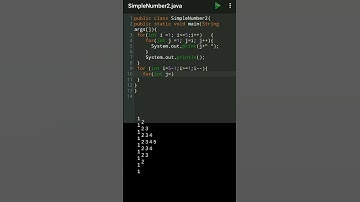 number pattern in java programming  #javapattern  #javaprogramming #coding #pyramid #pyramidpattern
