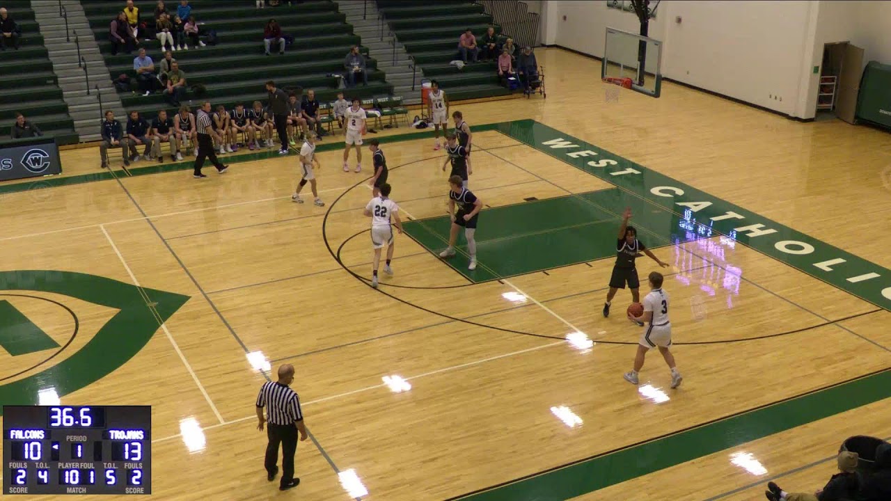 West Catholic High School vs Fruitport High School Mens JV Basketball
